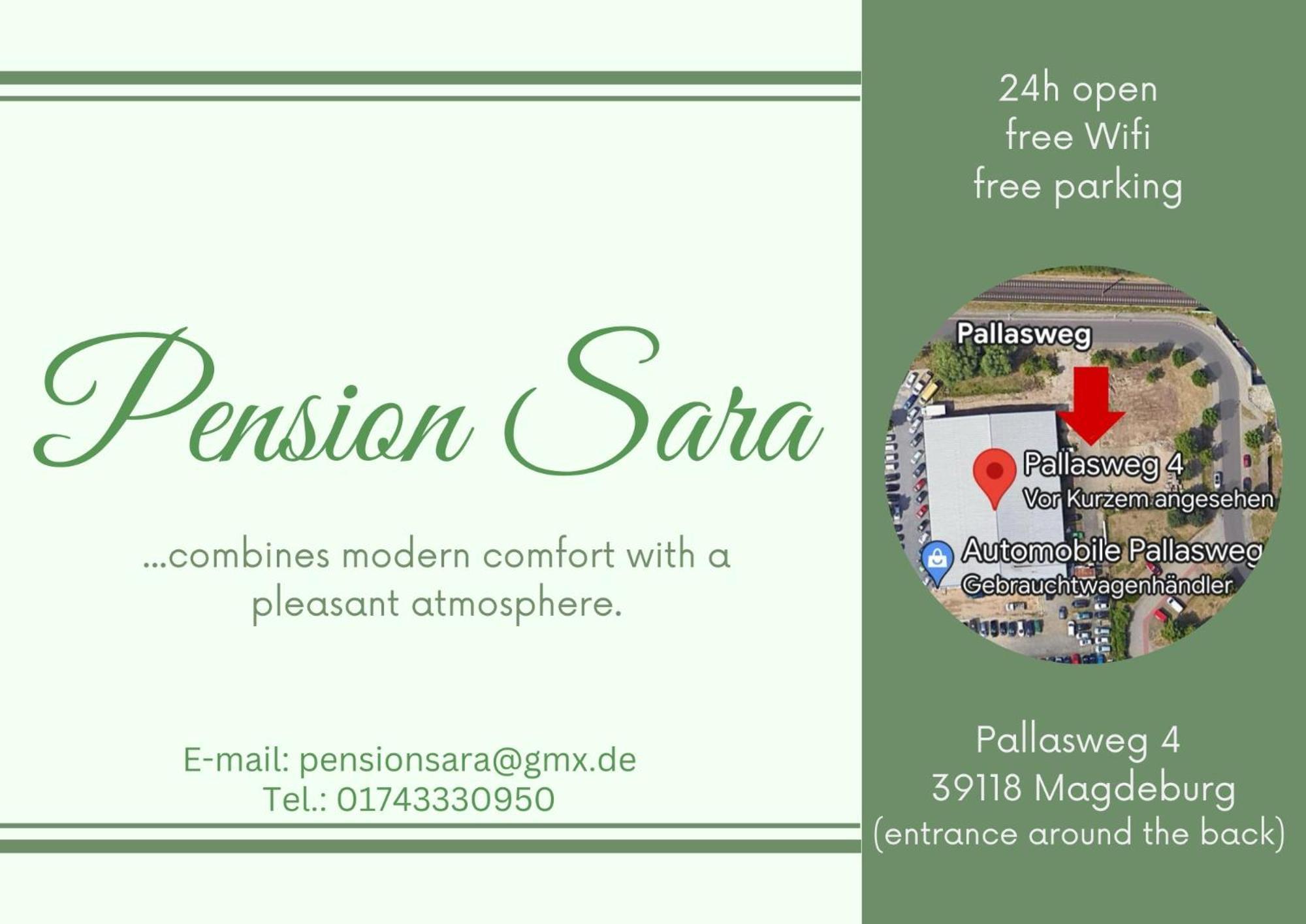 Pension Sara Magdeburg Zewnętrze zdjęcie